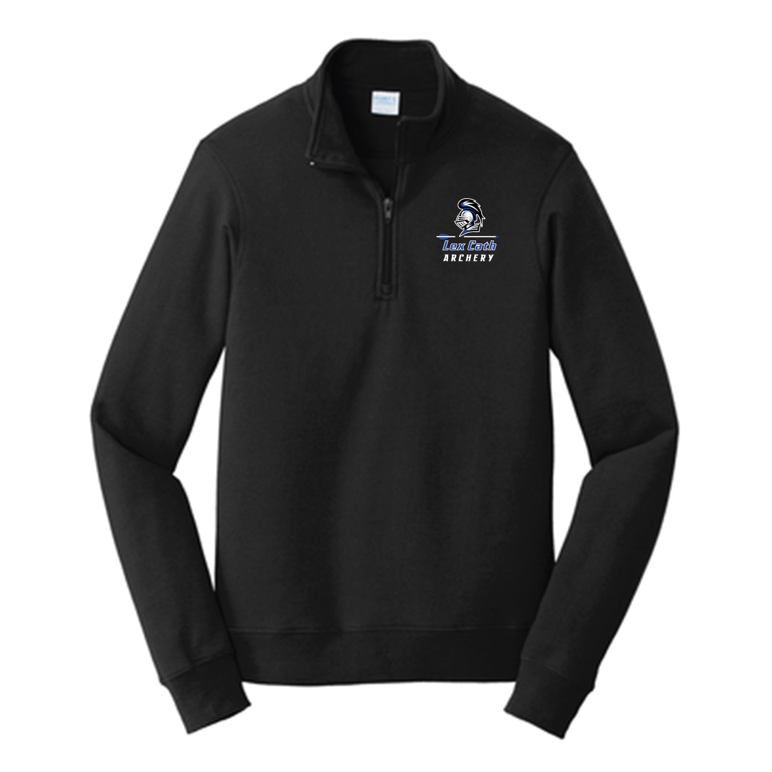 LC Archery Embroidery - Port Authority ¼ zip fleece sweatshirt - Black