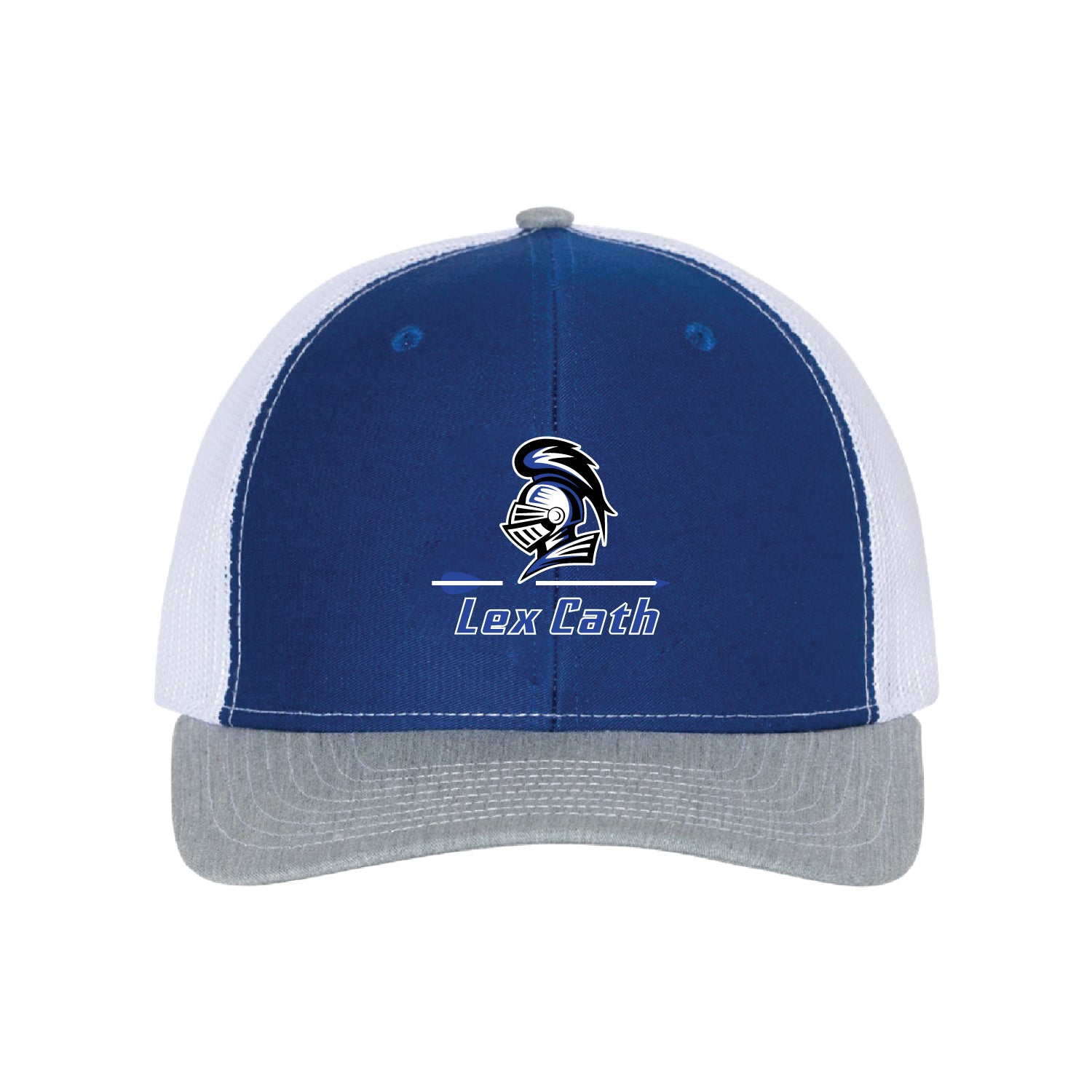 LC Archery Embroidery - Richardson Structured Cap - white/grey/royal